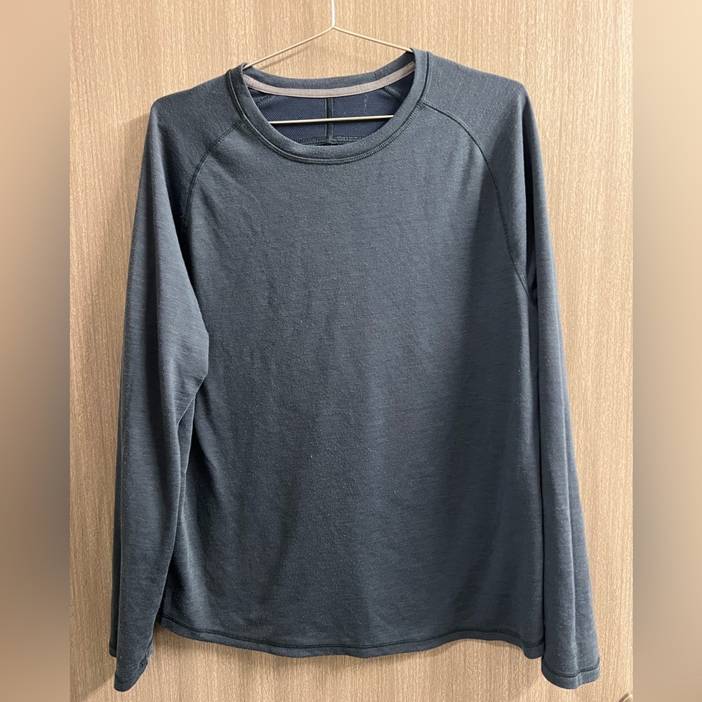 All In Motion Long Sleeve T-Shirt Large Slate Blue